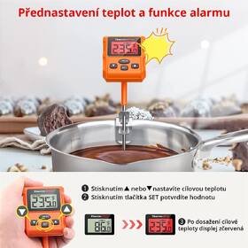 Teplomer do mäsa ThermoPro TP-511 oranžový

 obrázok produktu 3 z 7