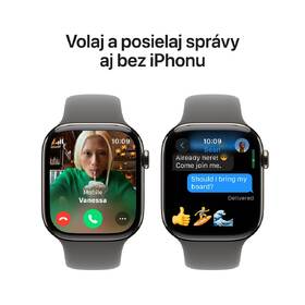 Inteligentné hodinky Apple GPS + Cellular 42mm prírodný titán - skalovo sivý športový remienok - M/L 

 obrázok produktu 6 z 8
