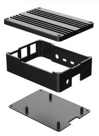 Case AKASA Pi 4 Pro Extended Aluminium case with Thermal Modules for Raspberry Pi 4 Model B čierna

 obrázok produktu 4 z 4