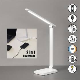 Stolná lampa Fischer & Honsel Ole, 1x LED, 2,5 W biela

 obrázok produktu 1 z 2