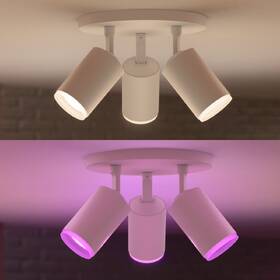 Bodové svietidlo Philips Fugato White and Color Ambiance 3 Spot biele

 obrázok produktu 3 z 4