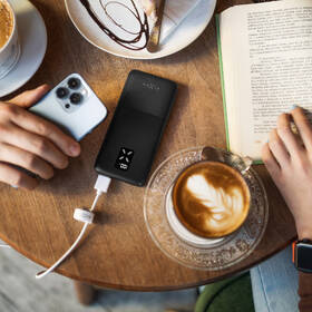 Powerbank FIXED Zen 10 s LCD displejom a výstupom PD 20W, 10 000 mAh čierny

 obrázok produktu 3 z 5
