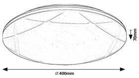 LED stropné svietidlo Rabalux OSWALD 2 71053 biele

 obrázok produktu 3 z 4