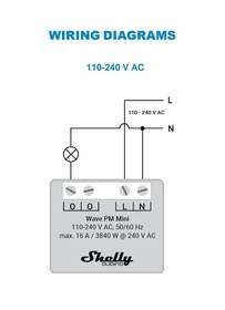 Modul Shelly Qubino Wave PM Mini, modul na meranie spotreby do 16A, Z-Wave biely

 obrázok produktu 1 z 3