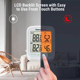 Teplomer ThermoPro TP-260 biely

 obrázok produktu 5 z 8