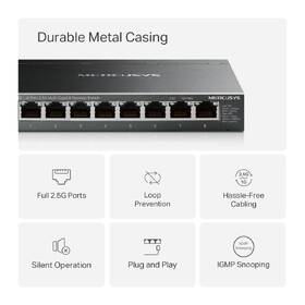 Switch Mercusys MS108GS-M2 (MS108GS-M2) čierny

 obrázok produktu 2 z 7
