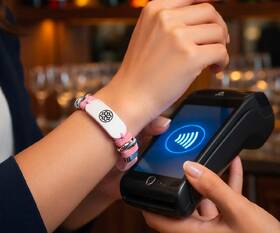 Platobný náramok Carneo Pay Rose Grace ružový

 obrázok produktu 4 z 5