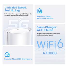 Kompletný Wi-Fi systém TP-Link Deco X50-5G biely

 obrázok produktu 4 z 10