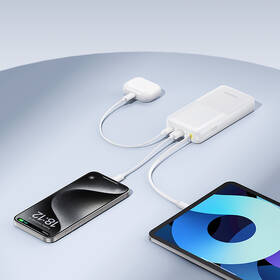 Powerbank Baseus Bipow 2 20000mAh 20W s káblom USB-C biely

 obrázok produktu 7 z 16