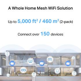 Kompletný Wi-Fi systém Mercusys Halo H85X AX3000 Mesh Wi-Fi 6 (3 ks) biely

 obrázok produktu 5 z 9