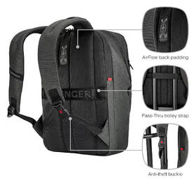 Batoh na notebook Wenger MX Eco Light 16" sivý

 obrázok produktu 6 z 9