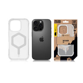 Kryt na mobil Tactical MagForce Hexagon na Apple iPhone 16 Pro biely/priehľadný

 obrázok produktu 5 z 5