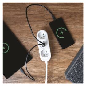 Kábel predlžovací EMOS 2x zásuvka, 2x USB, 1x USB-C, 1,4m biely

 obrázok produktu 7 z 7