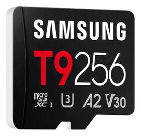 Pamäťová karta Samsung T9 MicroSDXC 256GB UHS-I U3 (200R/130W) + USB Adaptér čierna

 obrázok produktu 4 z 6