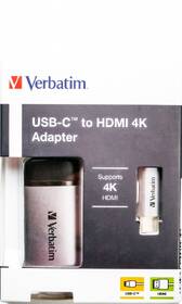 Redukcia Verbatim USB-C/HDMI 4K sivá

 obrázok produktu 5 z 5