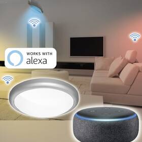 LED stropné svietidlo Hama SMART WiFi, okrúhle, priemer 30 cm, kovový rám 

 obrázok produktu 4 z 8