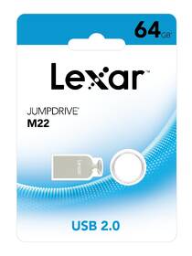 USB flashdisk Lexar JumpDrive M22 USB 2.0, 64GB strieborný

 obrázok produktu 6 z 6
