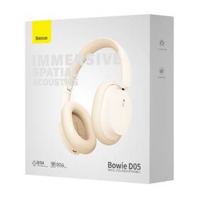 Slúchadlá Baseus Bowie D05 krémová

 obrázok produktu 10 z 11
