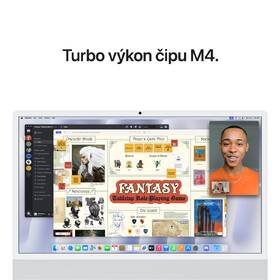 PC all in-one Apple 24" M4 8× CPU 8× GPU, 16 GB, 256 GB - strieborný SK 

 obrázok produktu 5 z 8