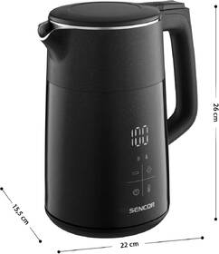 Rýchlovarná kanvica Sencor SWK 0610BK čierna

 obrázok produktu 3 z 16