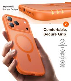 Kryt na mobil Torras Guardian Magnetic na Apple iPhone 17 Pro oranžový

 obrázok produktu 2 z 6
