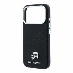Kryt na mobil Karl Lagerfeld PU Grained Semi Wrap K&CH Heads Magsafe na Apple iPhone 18 Pro Max čierny

 obrázok produktu 1 z 6