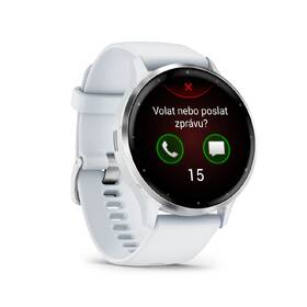 Inteligentné hodinky Garmin Venu 3 - Silver / Whitestone Silicone Band 

 obrázok produktu 3 z 3