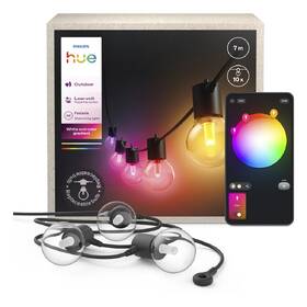 Párty osvetlenia Philips Festavia globe, Bluetooth, White and Color Ambiance, 7 m 

 obrázok produktu 1 z 10