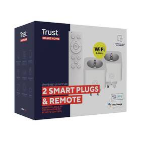 Inteligentná zásuvka Trust Smart Wi-Fi StarterPack (2 ks + ovladač) biela

 obrázok produktu 9 z 9