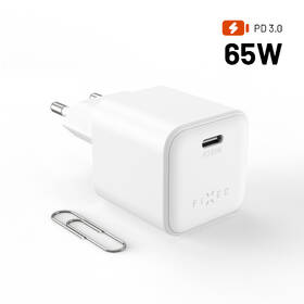 Nabíjačka do siete FIXED Mini USB-C, 65W biely

 obrázok produktu 1 z 8