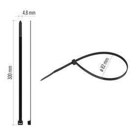 Sťahovacie pásky EMOS 300×4,8MM, 100KS čierne

 obrázok produktu 10 z 10