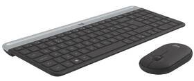 Klávesnica s myšou Logitech MK470 Slim, CZ/SK sivá

 obrázok produktu 2 z 8
