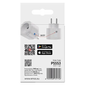 Inteligentná zásuvka EMOS GoSmart IP-3007F, ZigBee 

 obrázok produktu 11 z 11
