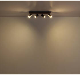 LED stropné svietidlo GLOBO Kayden, 4x GU10 čierne/drevené

 obrázok produktu 4 z 5
