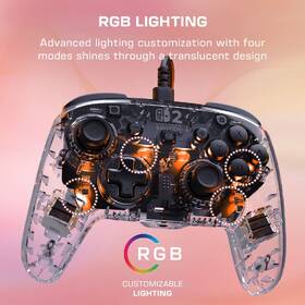 Gamepad Turtle Beach Afterglow Wired RGB, NS2 priehľadný

 obrázok produktu 8 z 14