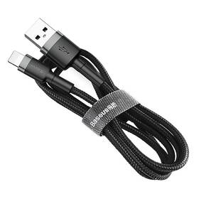 Kábel Baseus Cafule USB/Lightning, 1m čierny/sivý

 obrázok produktu 1 z 10