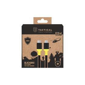 Kábel Tactical BlackBird USB4, USB-C/USB-C, 1m čierny/žltý

 obrázok produktu 2 z 2