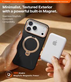 Kryt na mobil Torras Ostand Q3 Vegskin na Apple iPhone 17 Pro čierny

 obrázok produktu 5 z 7