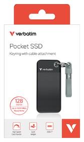 SSD externý Verbatim Pocket SSD 128GB čierny

 obrázok produktu 4 z 8