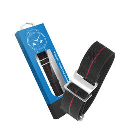 Remienok RhinoTech univerzálny nylonový ťah Quick Release 20mm čierny/červený

 obrázok produktu 2 z 3