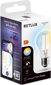Inteligentná žiarovka RETLUX RSH 103, Filament, A60, E27, 7W, CCT 

 obrázok produktu 7 z 7