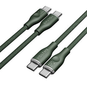 Kábel Voltme Powerlink Rugg Series USB-C/USB-C, CTC 3A/60W 1m zelený

 obrázok produktu 1 z 2