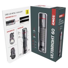 Lampáš EMOS Ultibright 60, P3160, 170lm, 1xAA sivá

 obrázok produktu 11 z 11