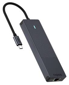 USB Hub Rapoo 6-in-1 USB-C Multiport čierny

 obrázok produktu 1 z 4