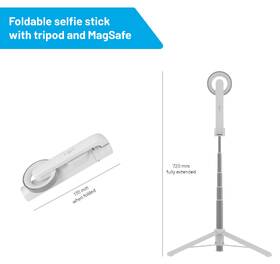 Selfie tyč FIXED MagSnap s tripodom a bezdrôtovou spúšťou biela

 obrázok produktu 8 z 12