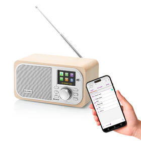 Internetový rádioprijímač GoGEN IR 237 BTDAB strieborný/hnedý

 obrázok produktu 4 z 8