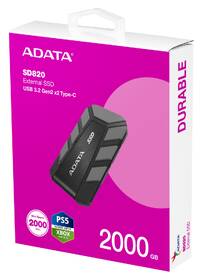 SSD externý ADATA SD820 2TB čierny

 obrázok produktu 6 z 6
