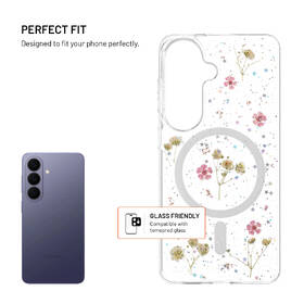 Kryt na mobil FIXED MagBloom s podporou MagSafe na Samsung Galaxy S25 priehľadný

 obrázok produktu 1 z 8