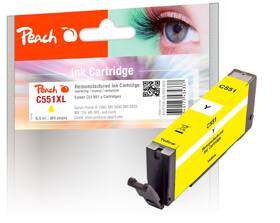 Cartridge Peach Canon CLI-551Y, 365 strán žltá

 obrázok produktu 1 z 1