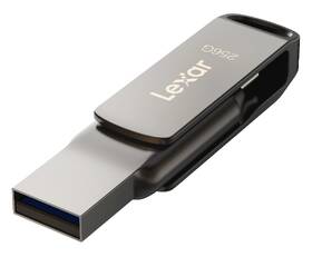 USB flashdisk Lexar JumpDrive D400 Dual, 256GB sivý

 obrázok produktu 3 z 6